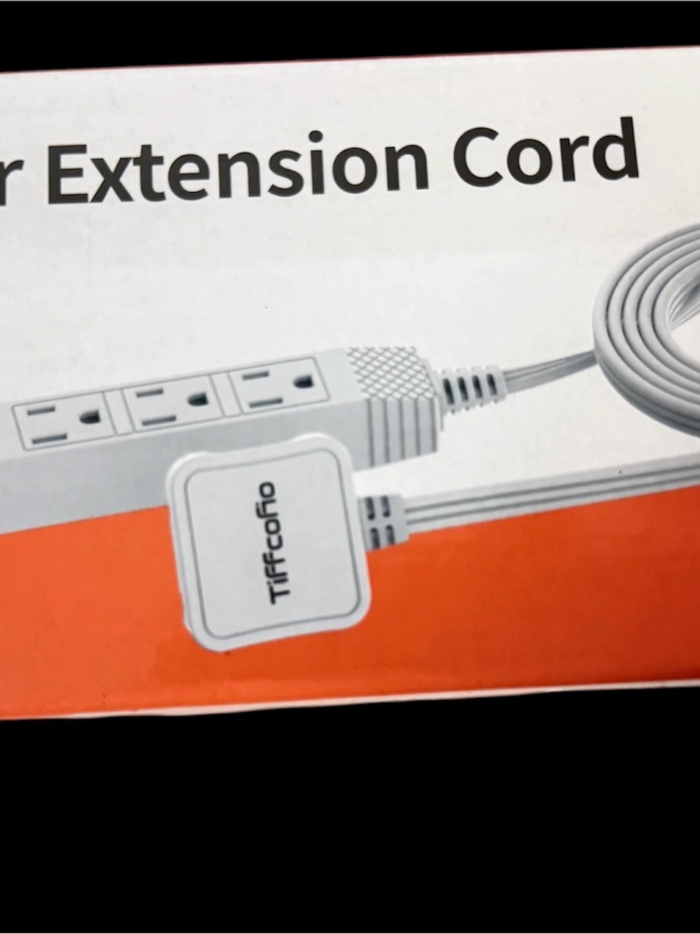 Tifconfo White Power Extension Cord